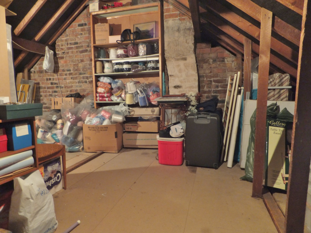Attic after