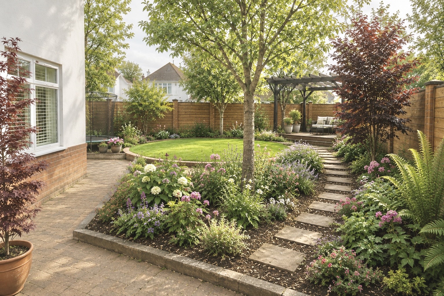 garden makeover plan and Inspiration Image